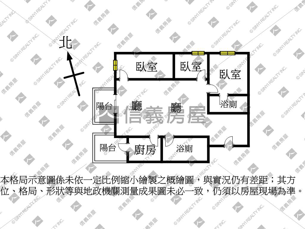 微笑雲品精緻裝潢三房平車房屋室內格局與周邊環境