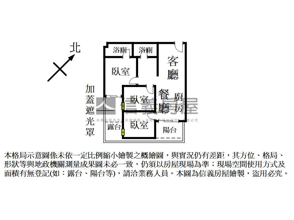 禾林２｜露臺樹景三房美宅房屋室內格局與周邊環境