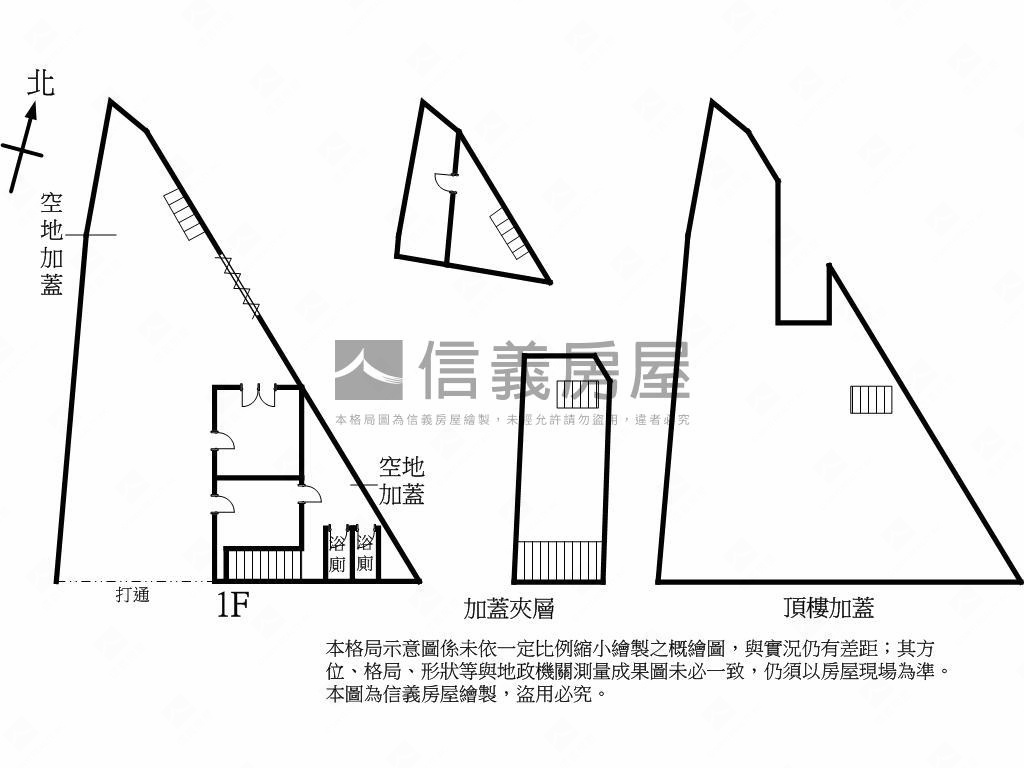 大里丁建廠房房屋室內格局與周邊環境