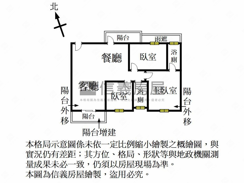 成功學區時上Ｓ採光三房房屋室內格局與周邊環境