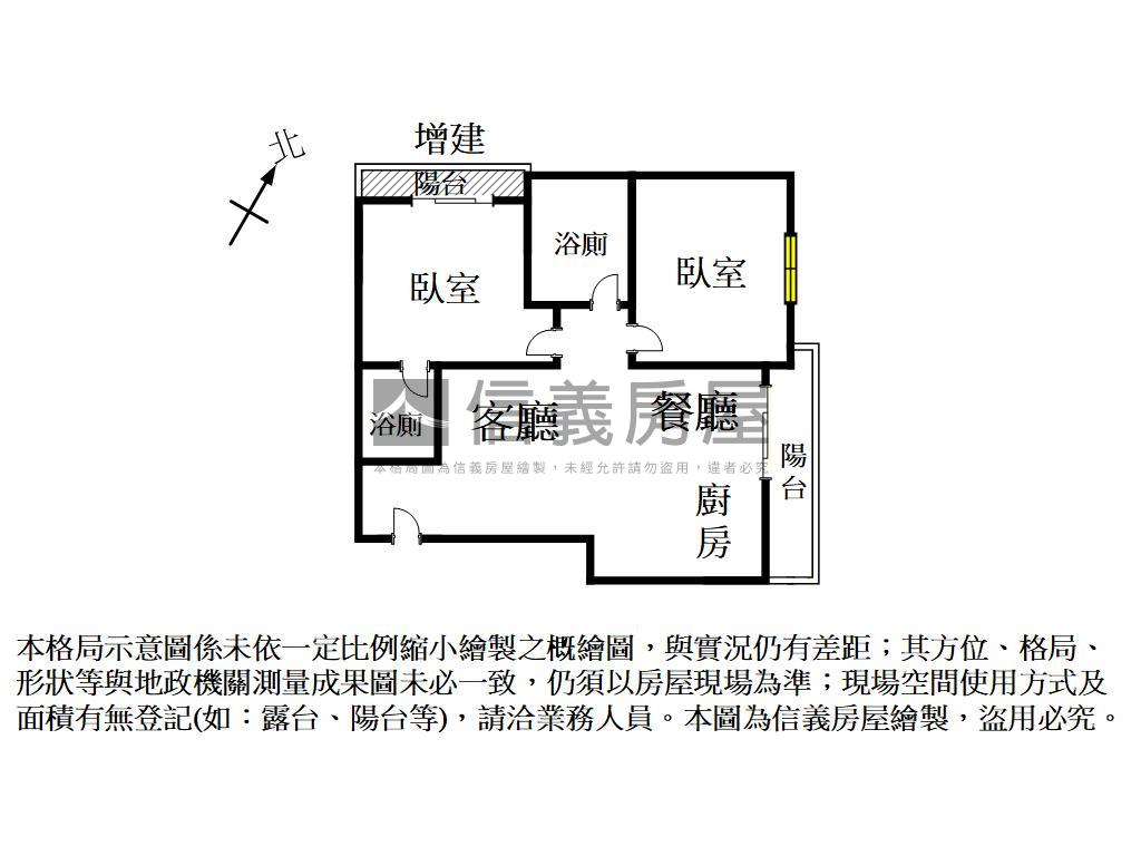 達億美好時光２房２衛Ｃ房屋室內格局與周邊環境
