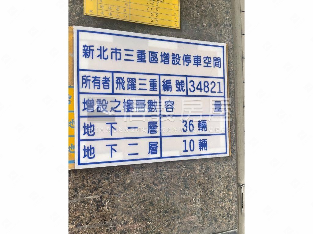 飛躍三重（車位）房屋室內格局與周邊環境