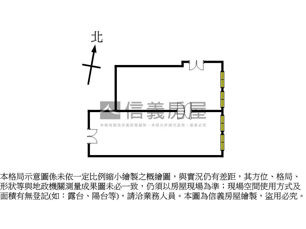 擎天雙星方正店鋪Ｂ房屋室內格局與周邊環境