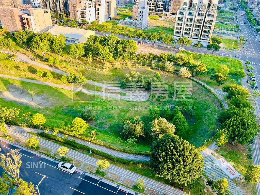 國泰美禾面公園３房雙平車房屋室內格局與周邊環境