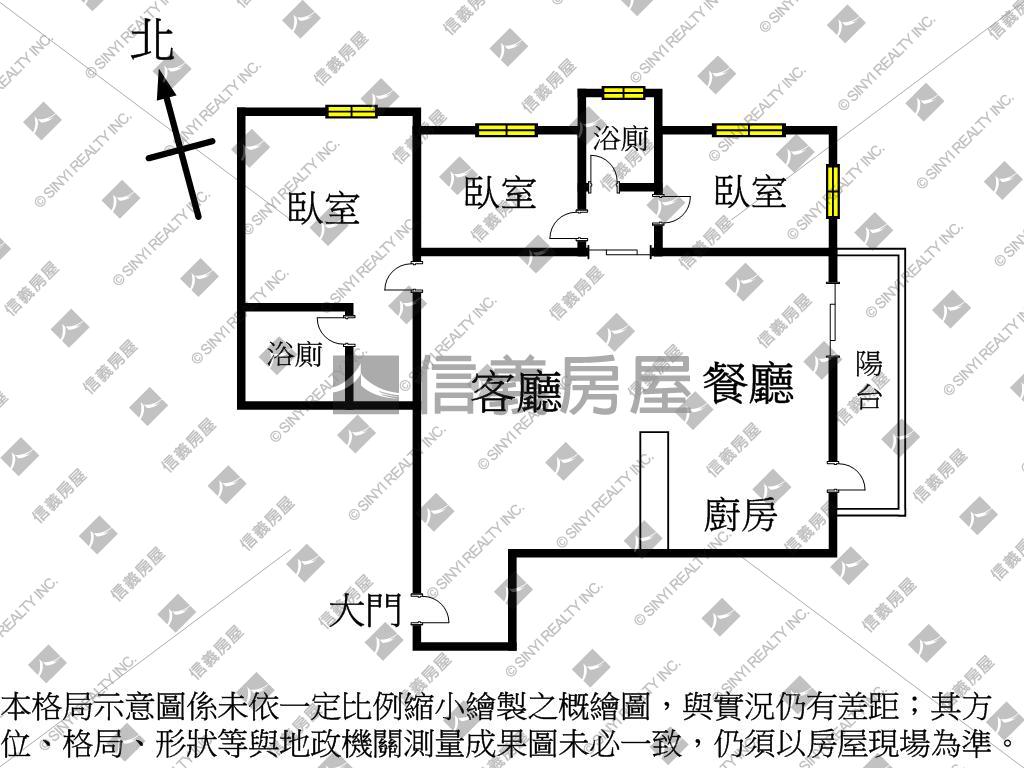 蔚藍之邑景觀三房房屋室內格局與周邊環境