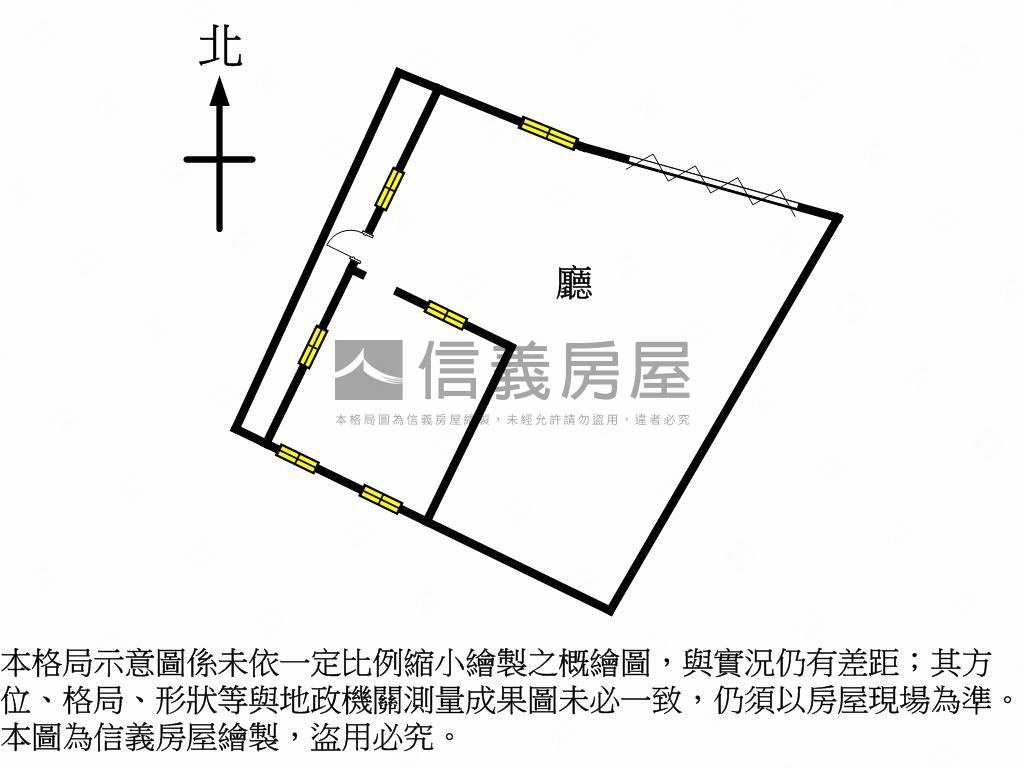 成德段馬路旁方正土地房屋室內格局與周邊環境