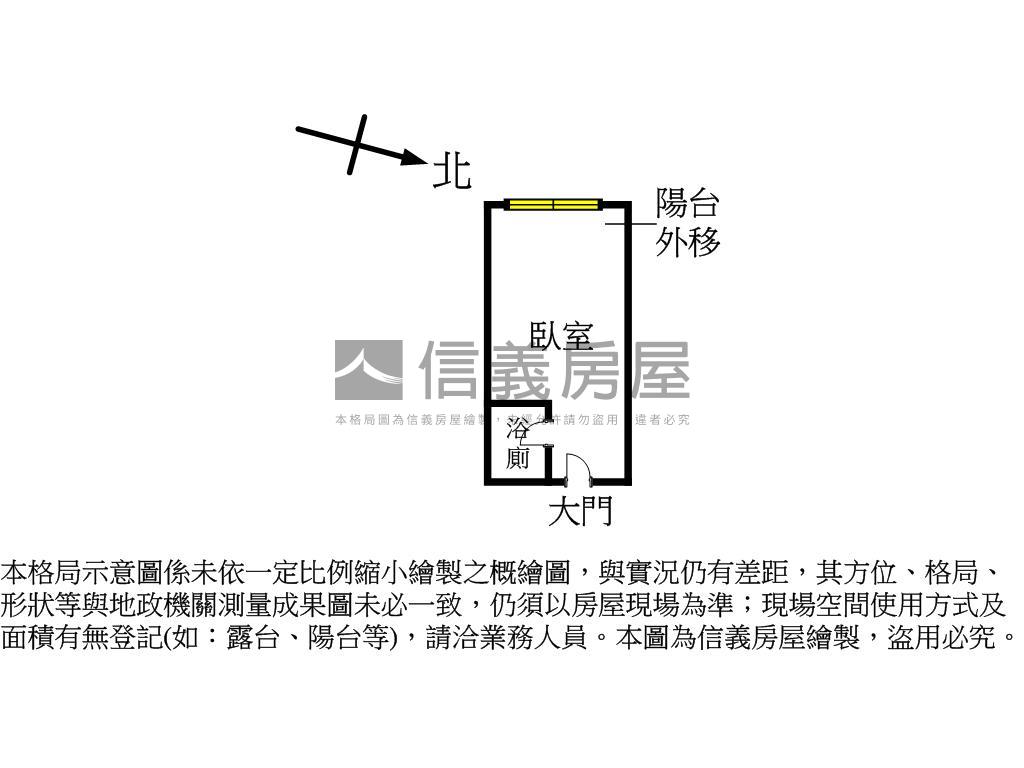 潘朵拉高樓採光套房房屋室內格局與周邊環境