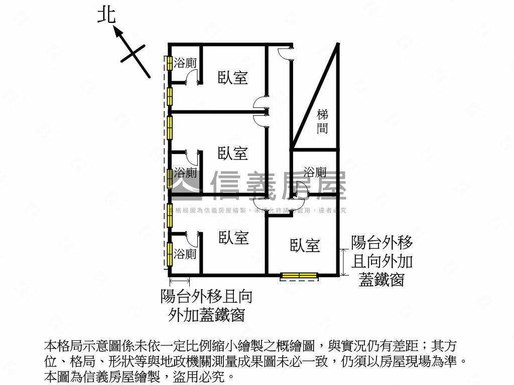 捷運～稀有黃金３樓美寓房屋室內格局與周邊環境