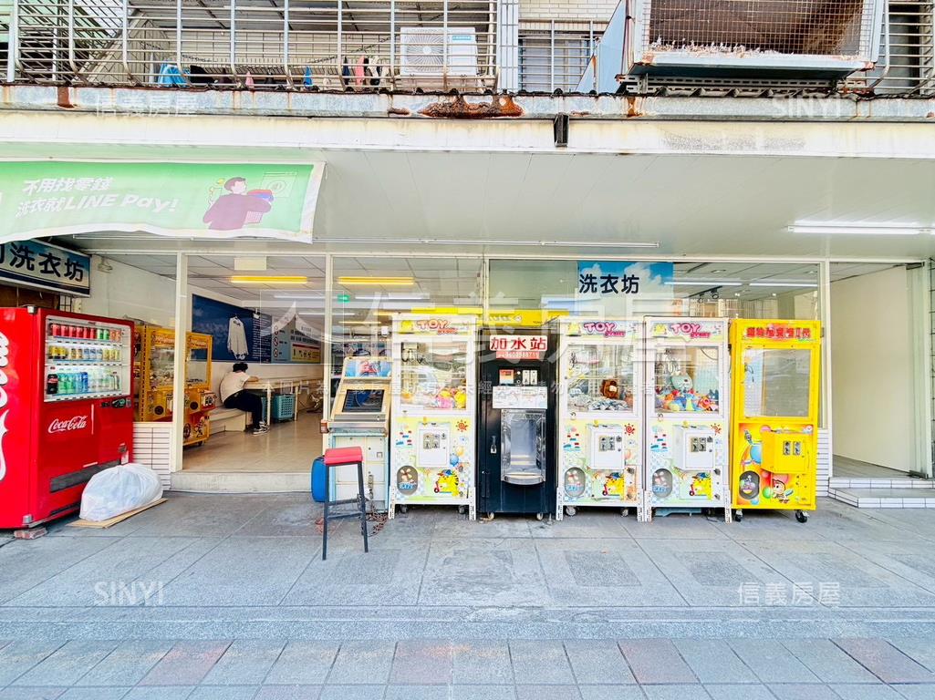 星雲街面寬穩定收租店面房屋室內格局與周邊環境