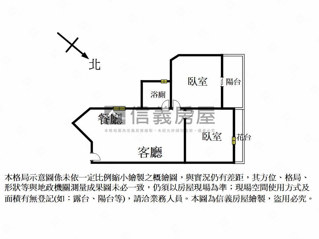 西區面綠園道２房附車位房屋室內格局與周邊環境