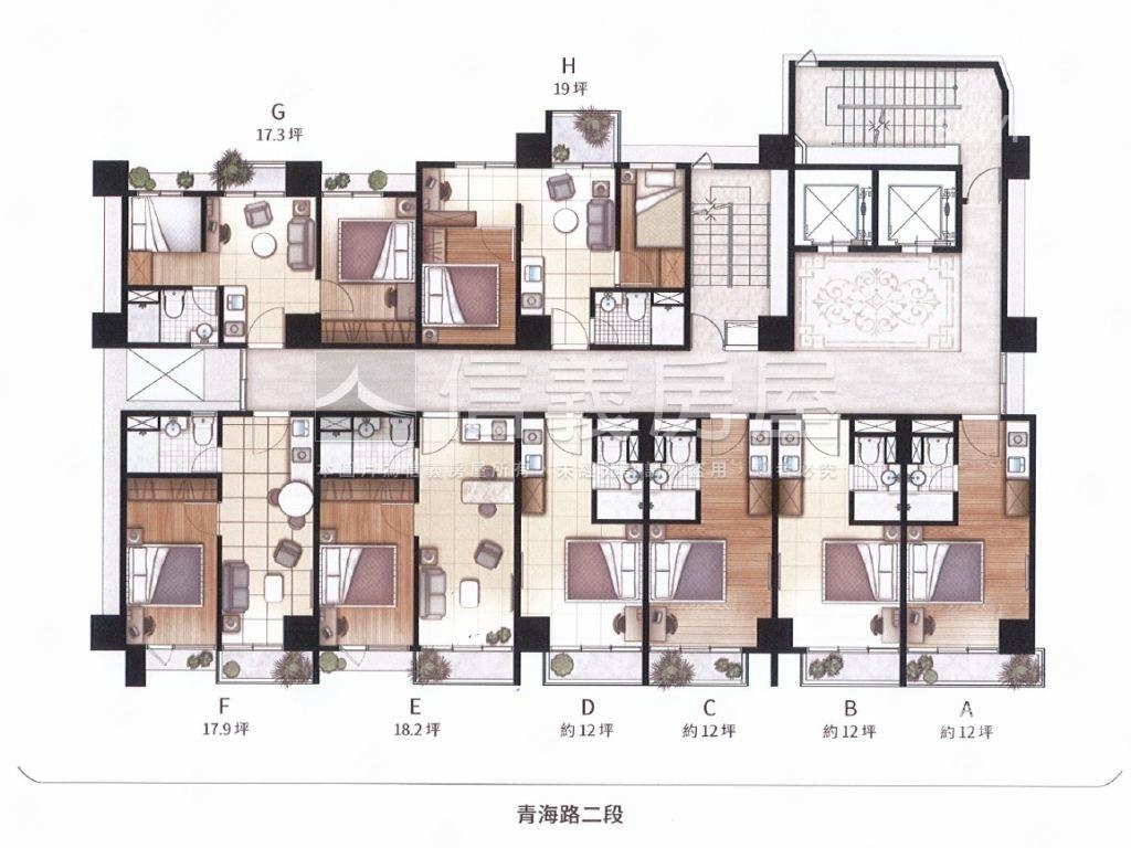 全新交屋！逢甲１０１兩房房屋室內格局與周邊環境
