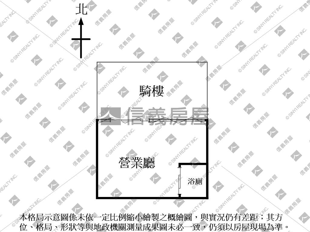 專任近軟體園區小資店面房屋室內格局與周邊環境