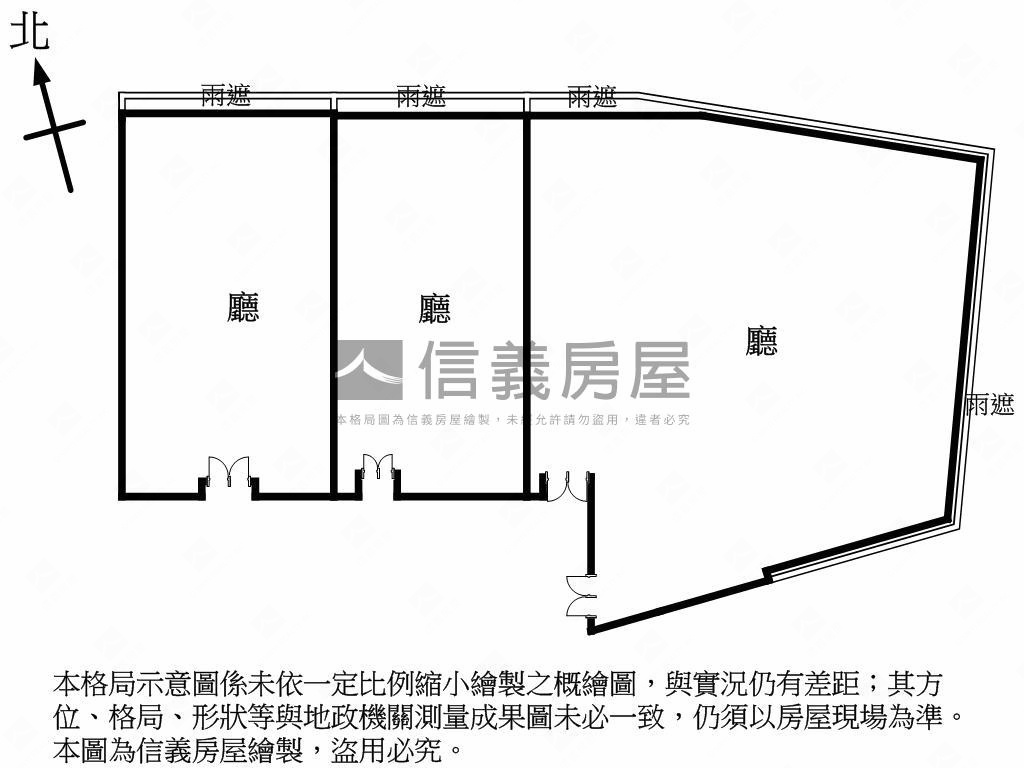ＢＨＷ鼎盛商辦Ａ棟３戶房屋室內格局與周邊環境