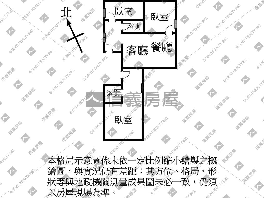 福柒涮涮鍋旁收租三房房屋室內格局與周邊環境