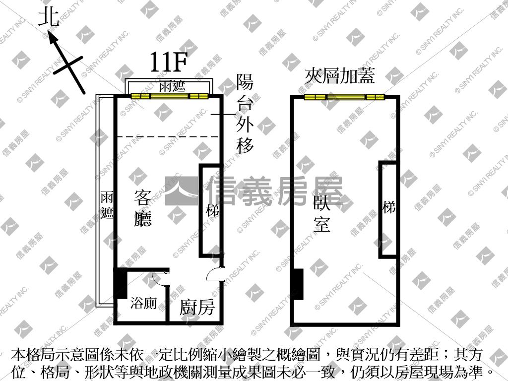 專任高樓層視野好京燕美屋房屋室內格局與周邊環境