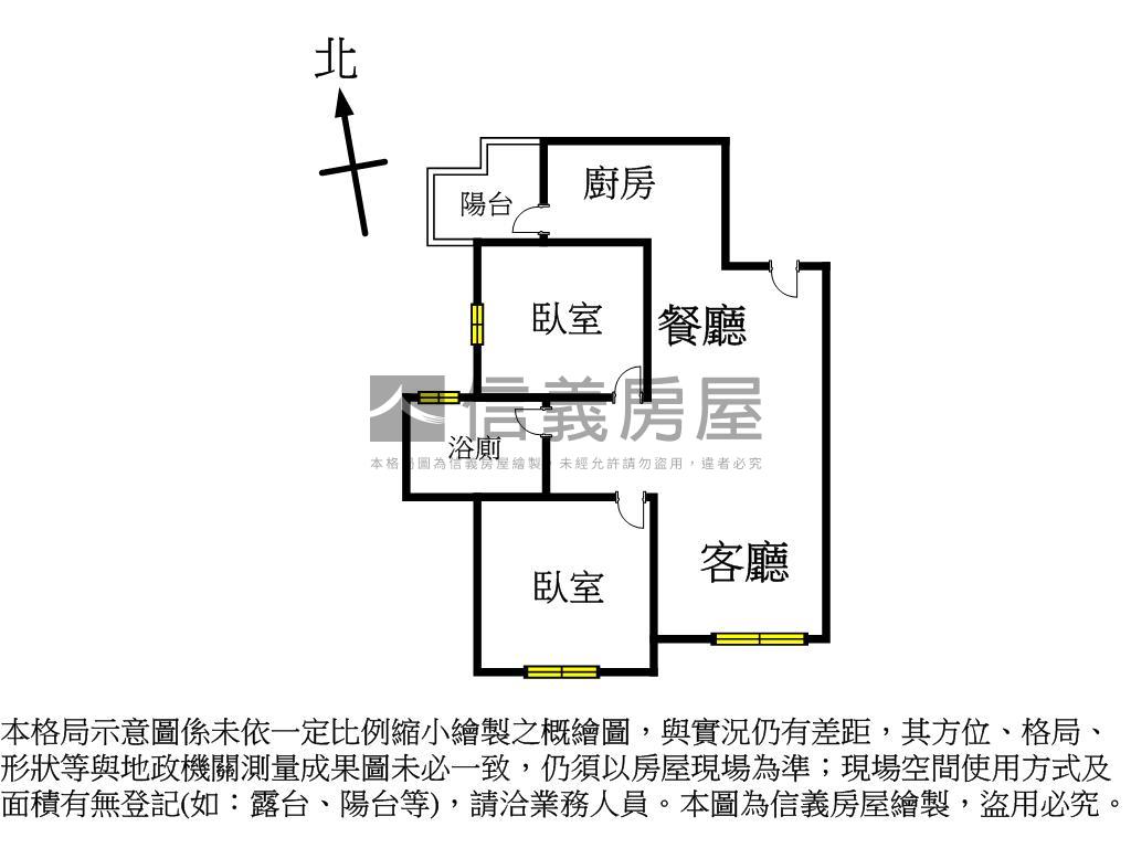 致富時上高樓２房平車房屋室內格局與周邊環境