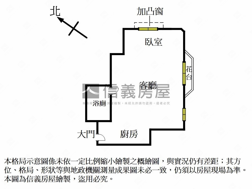 華崗文化景觀小套房房屋室內格局與周邊環境