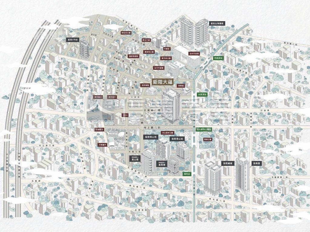 鉅陞大藴房屋室內格局與周邊環境