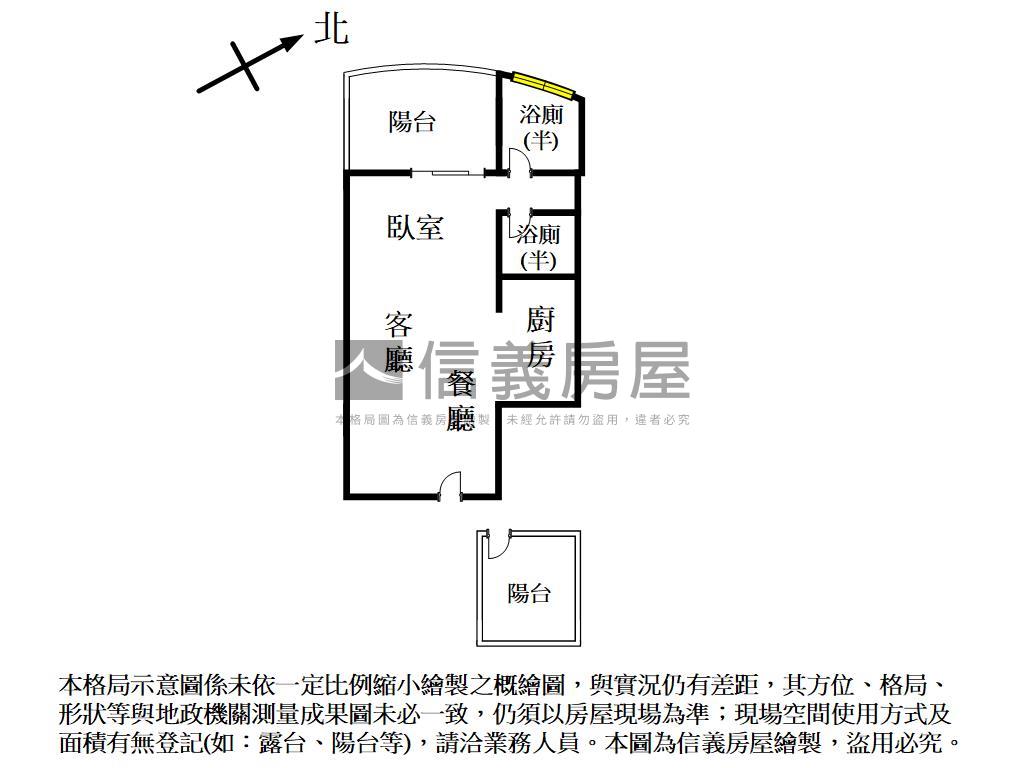 天際套房有車位房屋室內格局與周邊環境