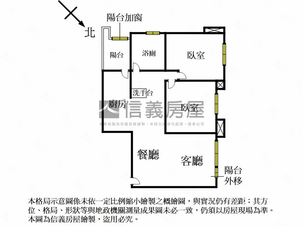 夏綠蒂２房房屋室內格局與周邊環境