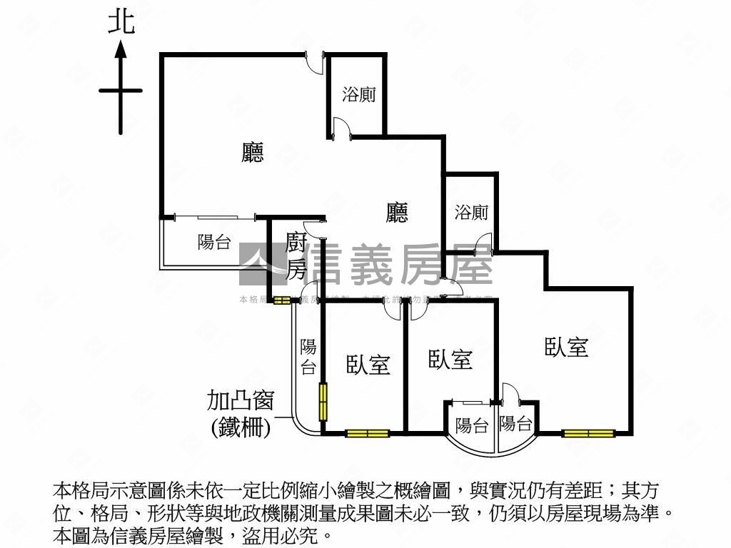 近Ｙ２４捷運電梯三房房屋室內格局與周邊環境