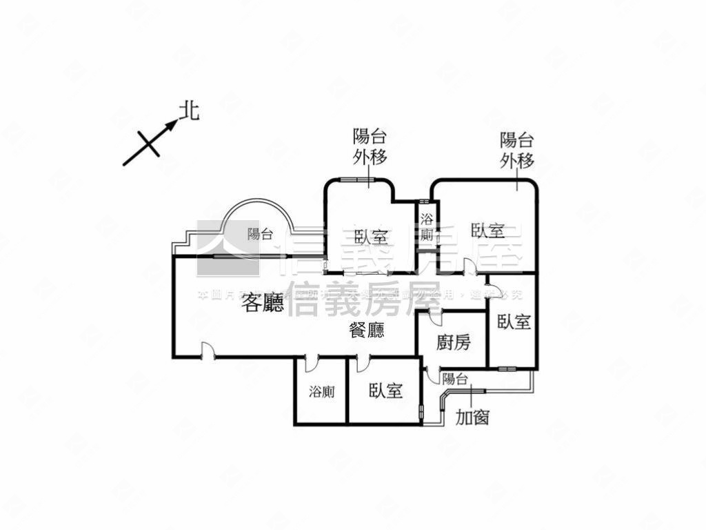 天母樹景●電梯四房美屋房屋室內格局與周邊環境