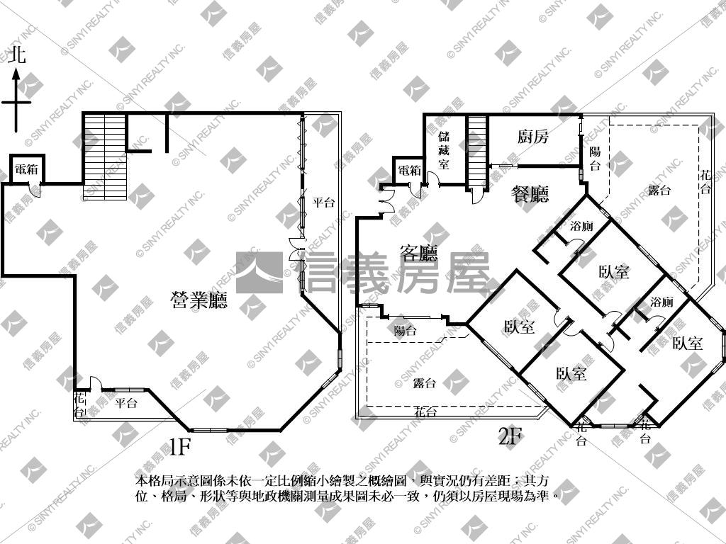 崇德二路霸氣角間店面房屋室內格局與周邊環境