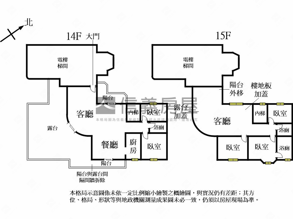 崇光三代同堂景觀樓中樓房屋室內格局與周邊環境