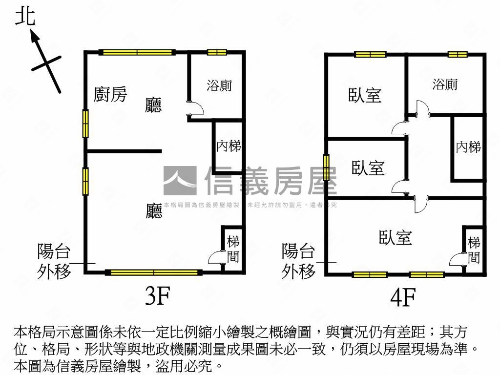 三和路低總價公寓３、４樓房屋室內格局與周邊環境