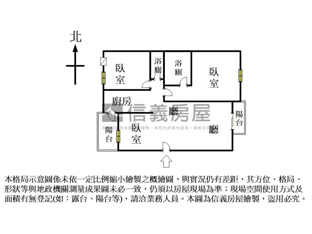 凱撒綠樹三房平車房屋室內格局與周邊環境