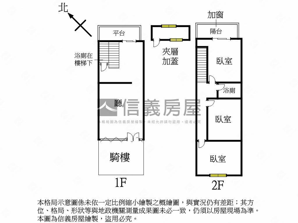 正中央路顯眼店面房屋室內格局與周邊環境