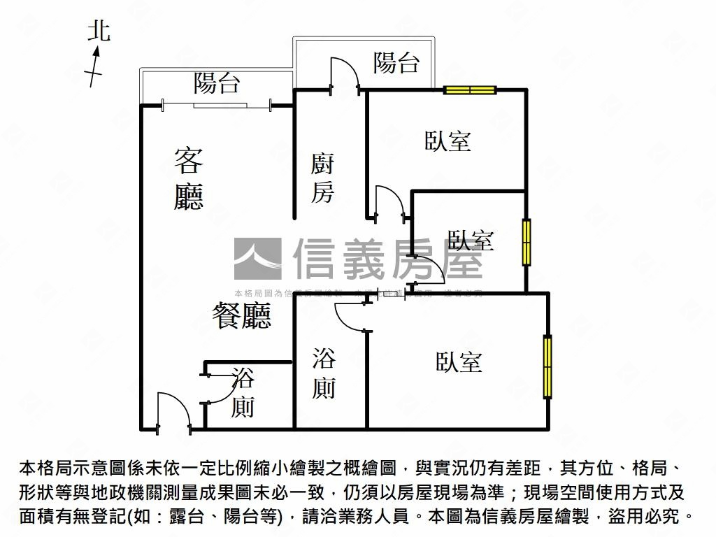文元會館｜浪漫三房平車房屋室內格局與周邊環境