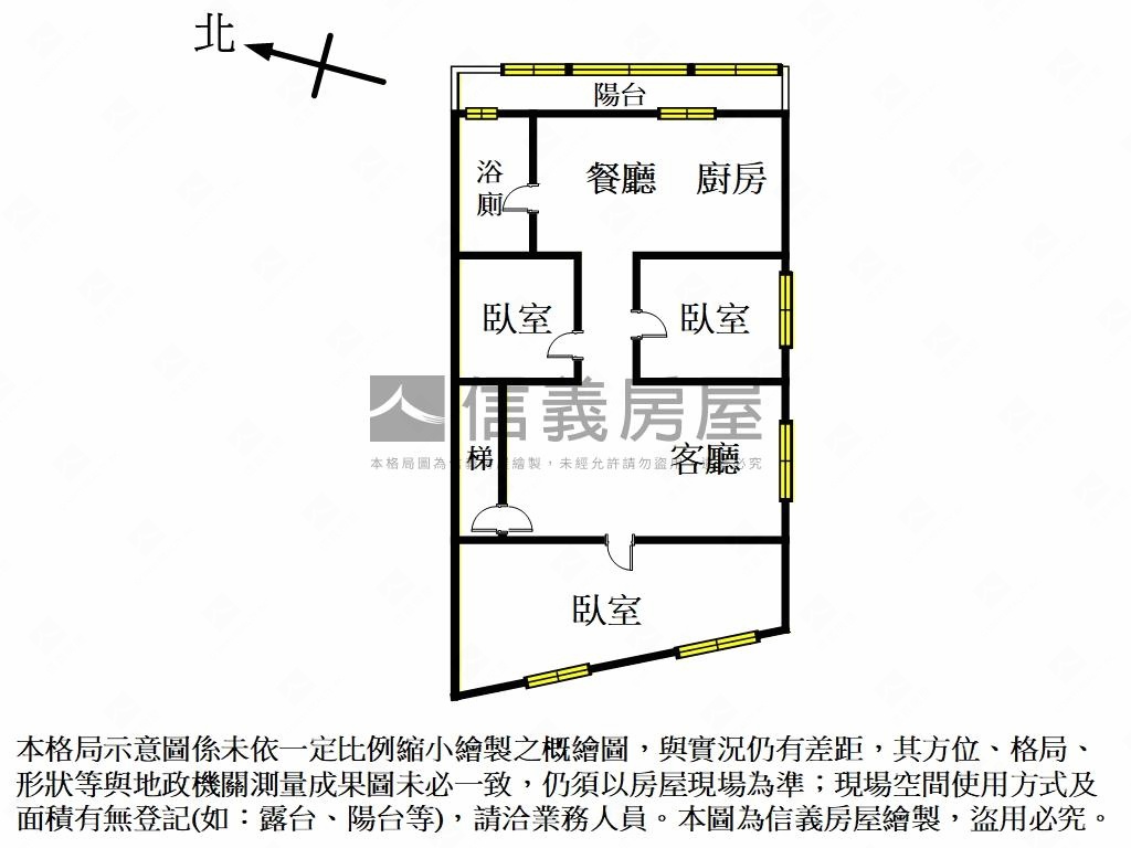 仁愛街大空間美寓房屋室內格局與周邊環境
