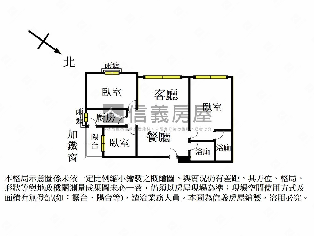 近未來捷運景觀三房車位房屋室內格局與周邊環境
