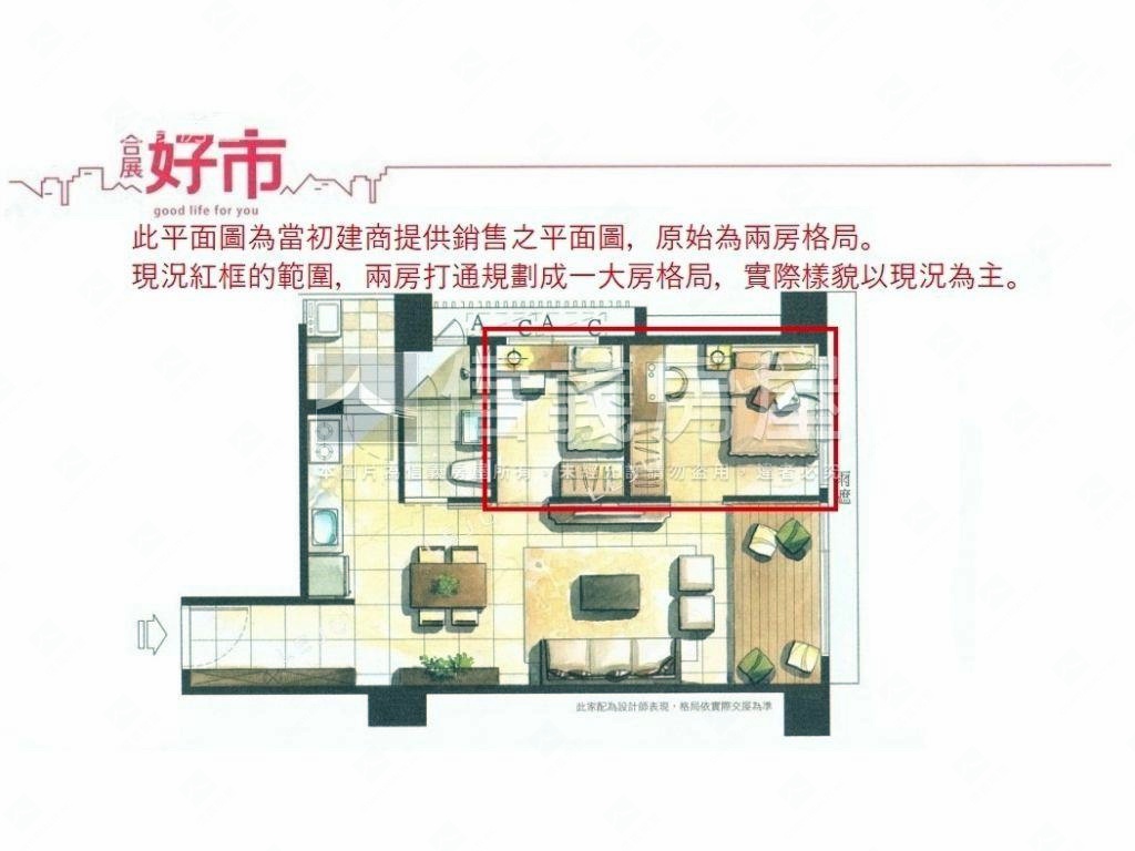 中路重劃－合展景觀美屋房屋室內格局與周邊環境