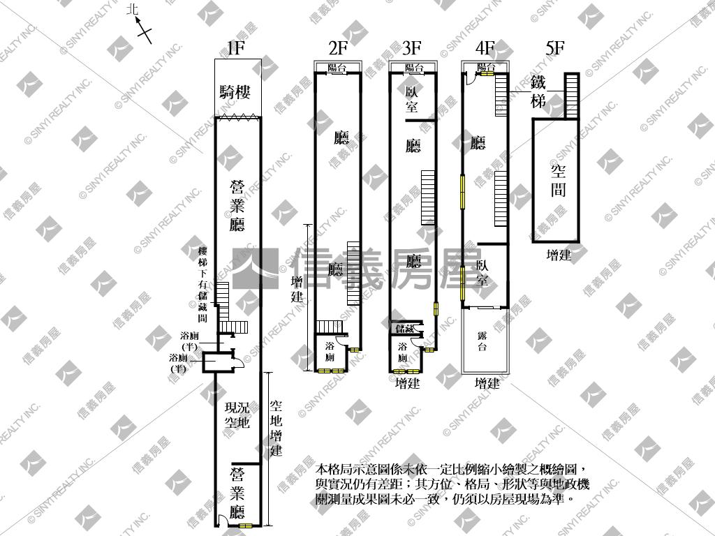 中正路置產透天金店面房屋室內格局與周邊環境