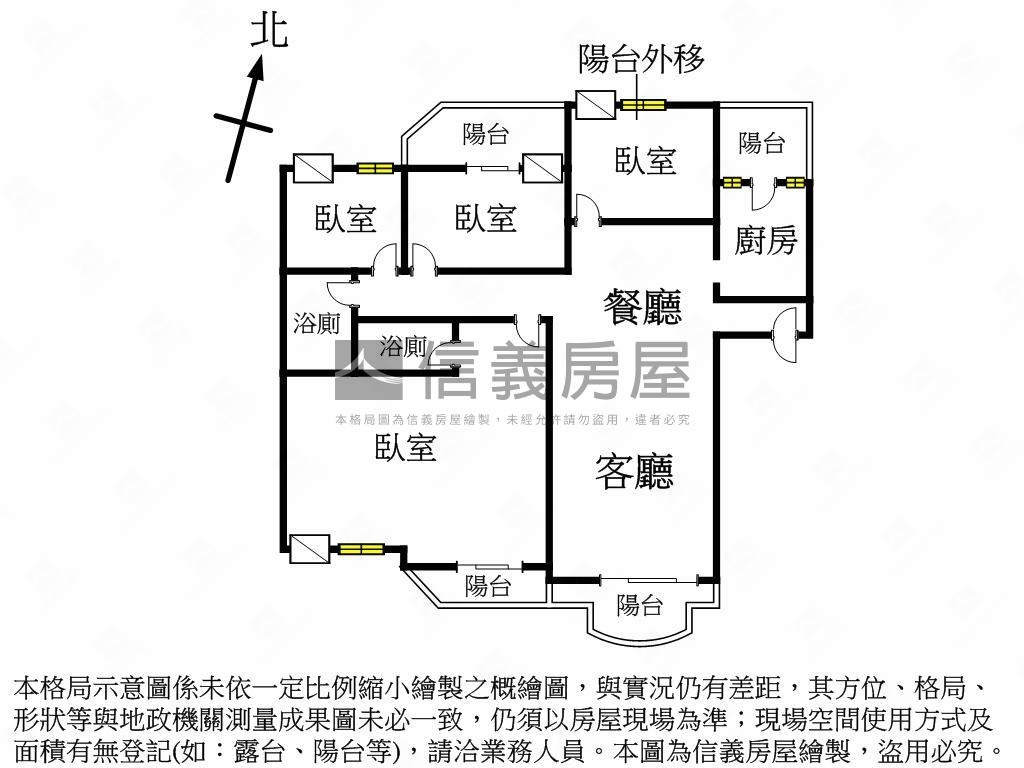 文化皇家四維五福四房平車房屋室內格局與周邊環境