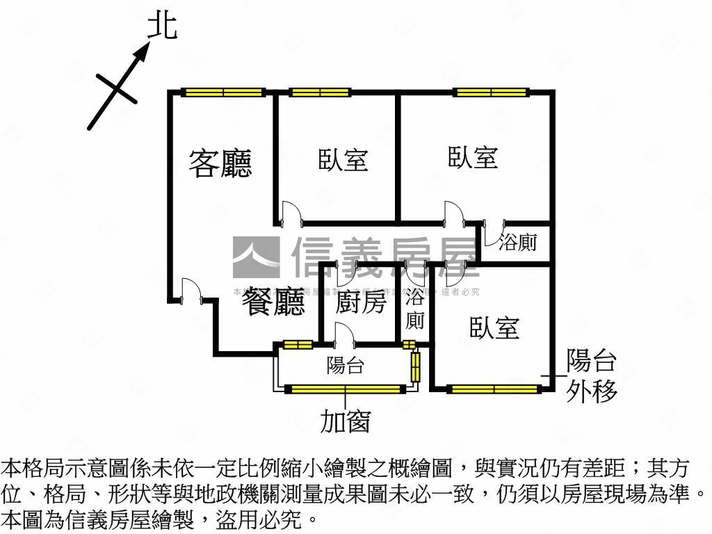 ★歡迎賞屋捷運千禧大三房房屋室內格局與周邊環境