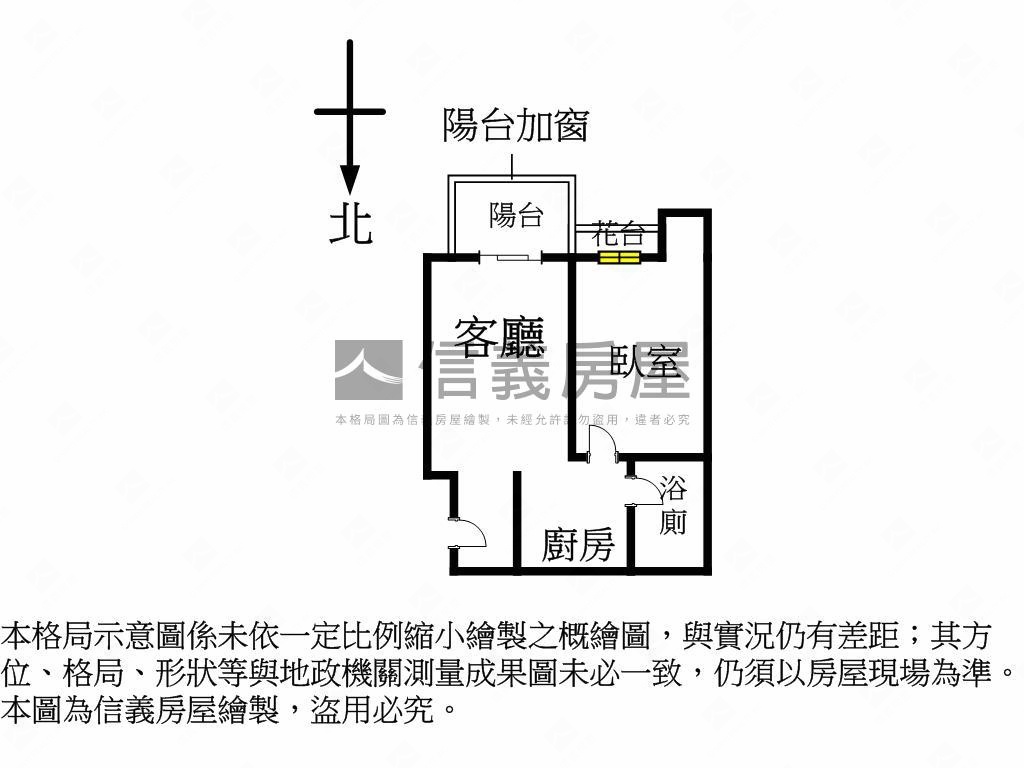 大坪林一房一廳稀有釋出房屋室內格局與周邊環境