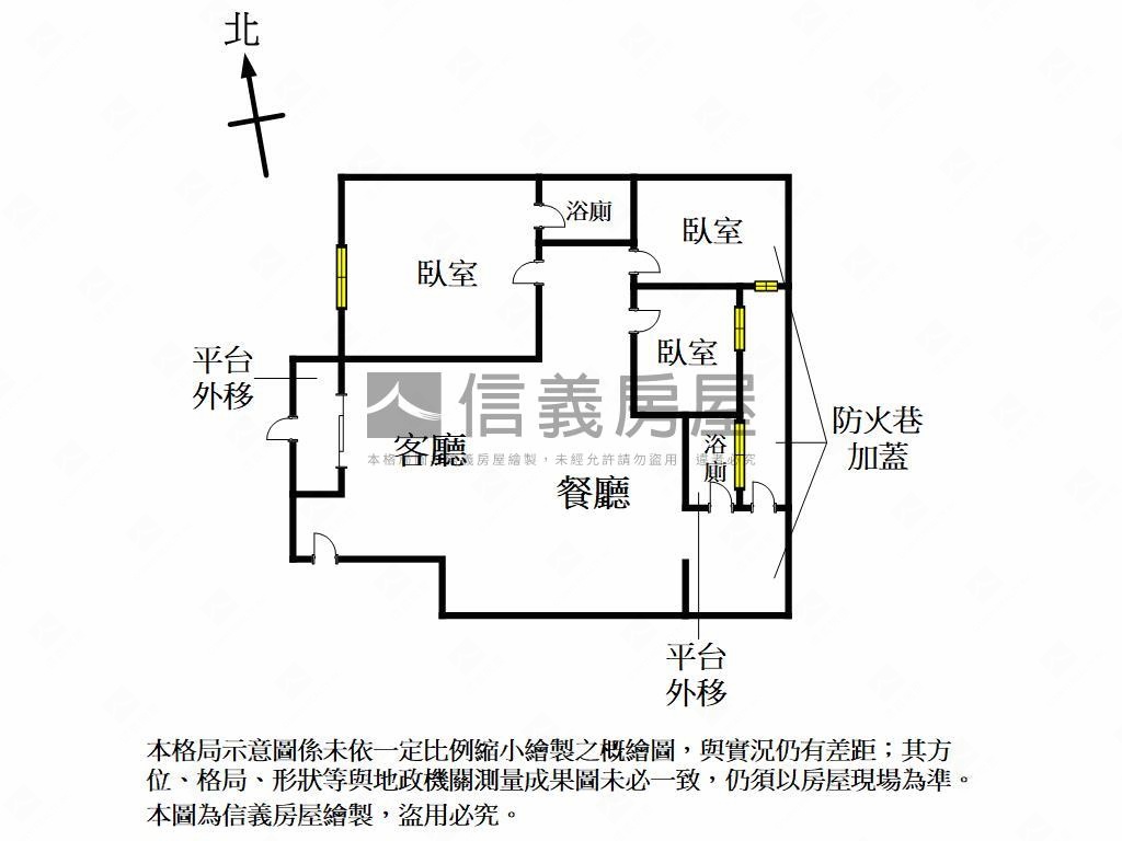 可看屋近捷運三房附平車位房屋室內格局與周邊環境