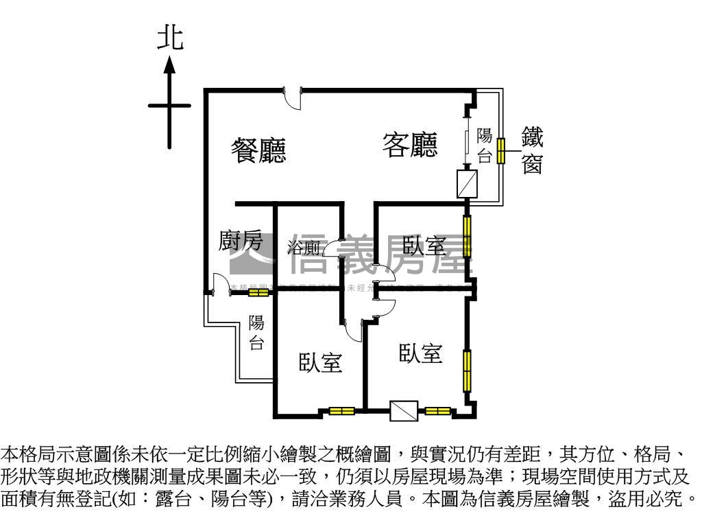 未來雙捷運公園旁美三房房屋室內格局與周邊環境