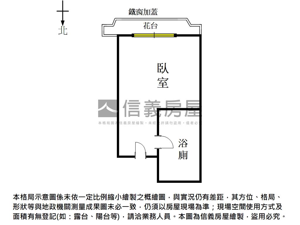 伯爵小資套房Ｃ房屋室內格局與周邊環境