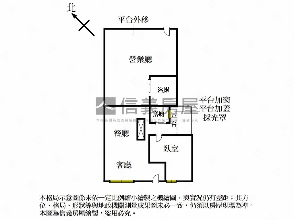 專任長春街精華住店房屋室內格局與周邊環境