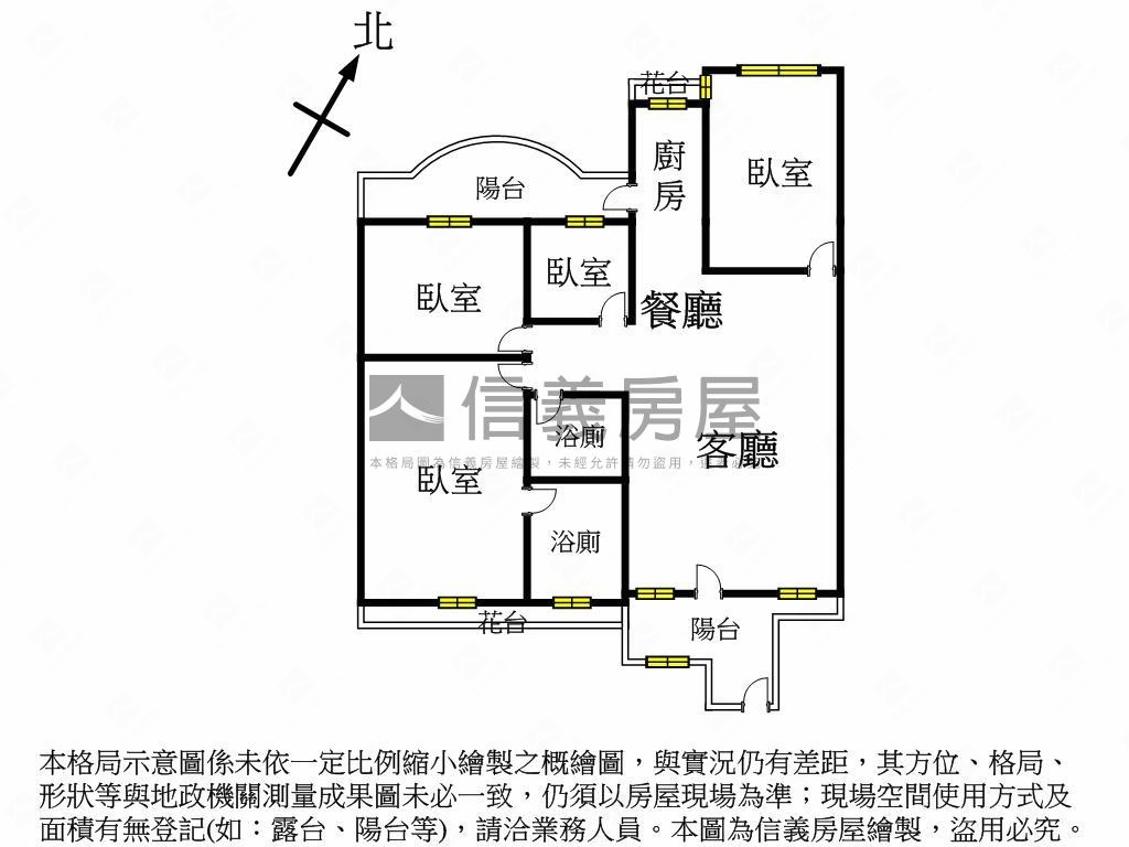 專任鄉林法國四房雙平車房屋室內格局與周邊環境
