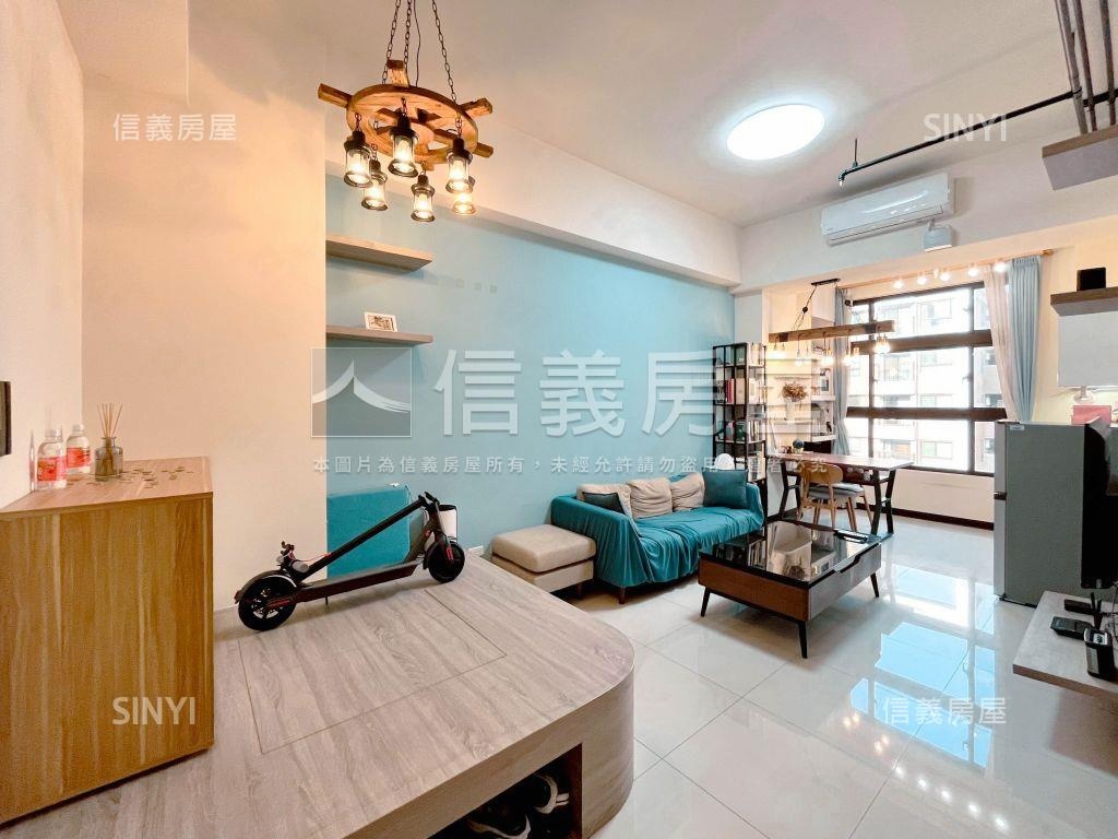 工業風裝潢南屯精美一房房屋室內格局與周邊環境