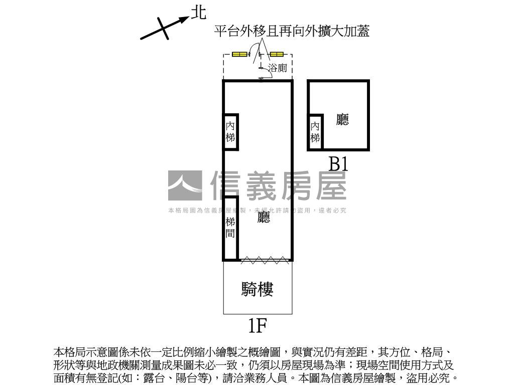 萬大賺錢金店面房屋室內格局與周邊環境