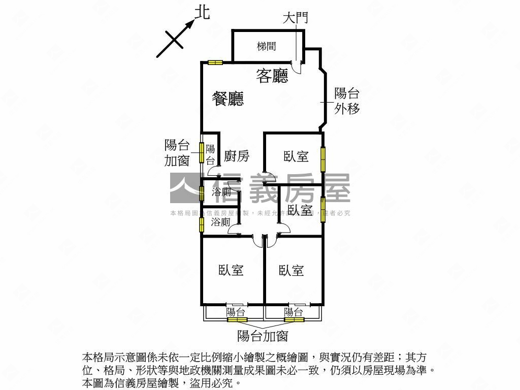 長安裝潢電梯四房車位房屋室內格局與周邊環境