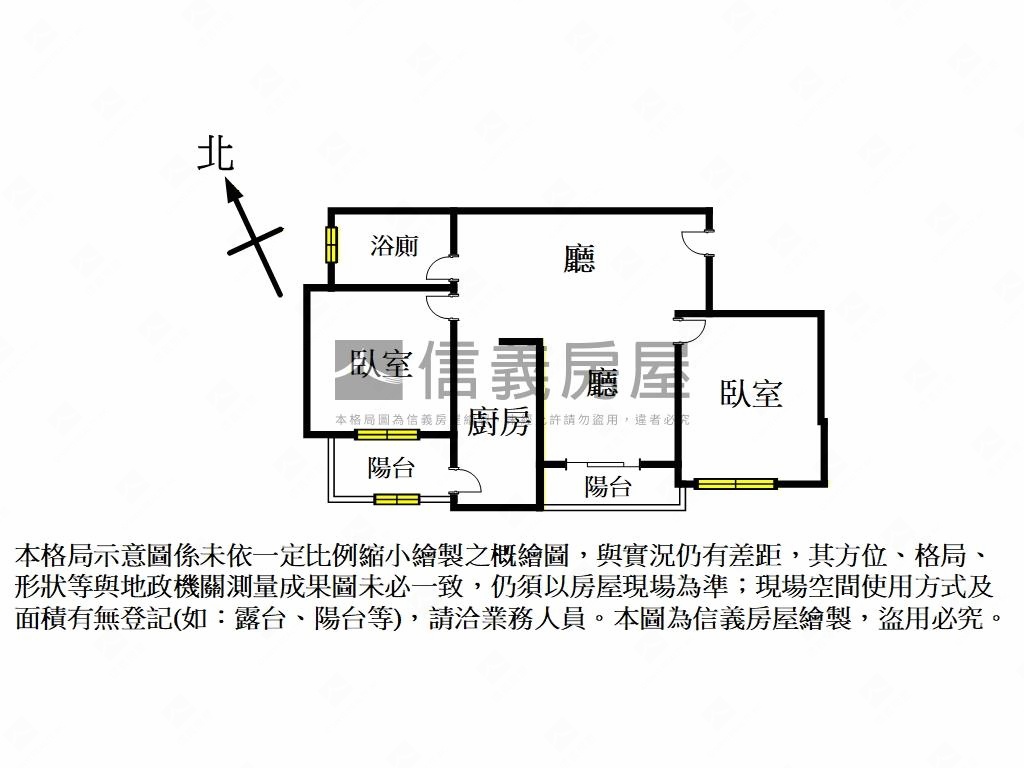 Ａ９衛浴開窗方正兩房車位房屋室內格局與周邊環境