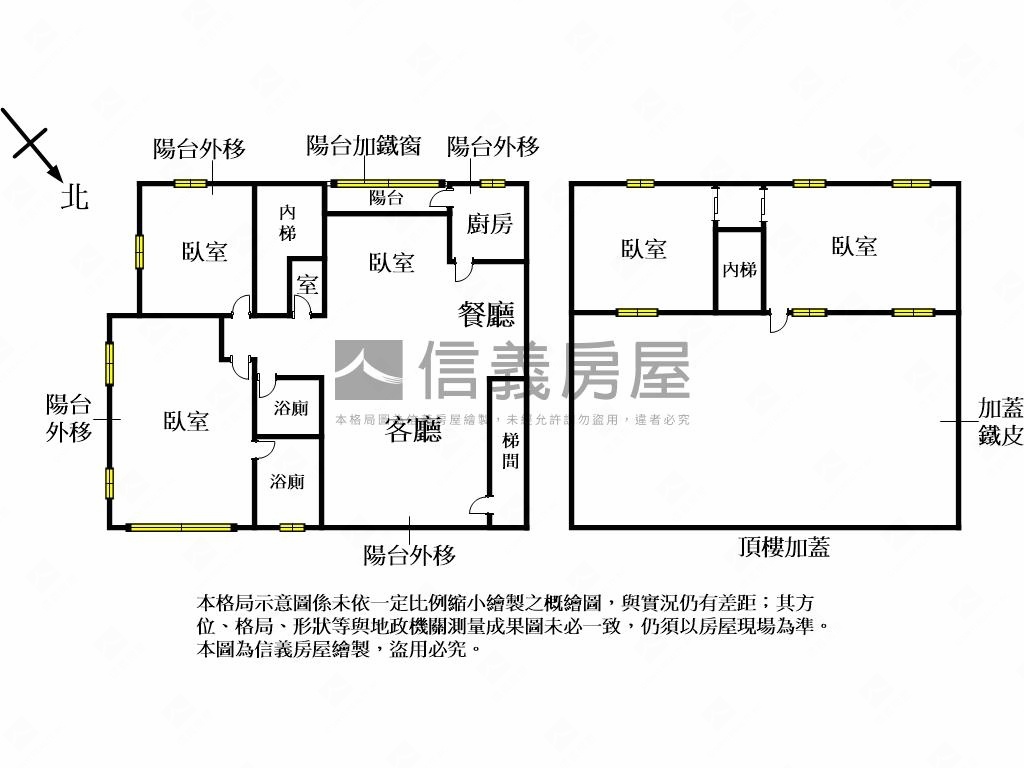 近交流道三面採光大空間房屋室內格局與周邊環境