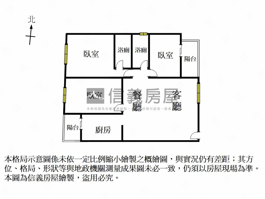 ☆安平｜溫馨三房含車位房屋室內格局與周邊環境